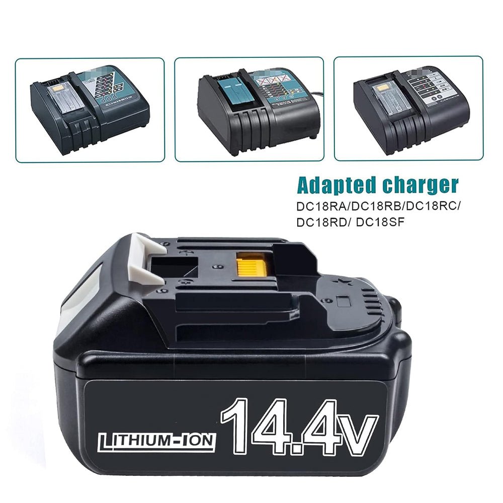 14.4 V 5Ah BL1430B Ersatzakku Für Makita Lithium akku mit LED 2 Stück –  Dasbatteries