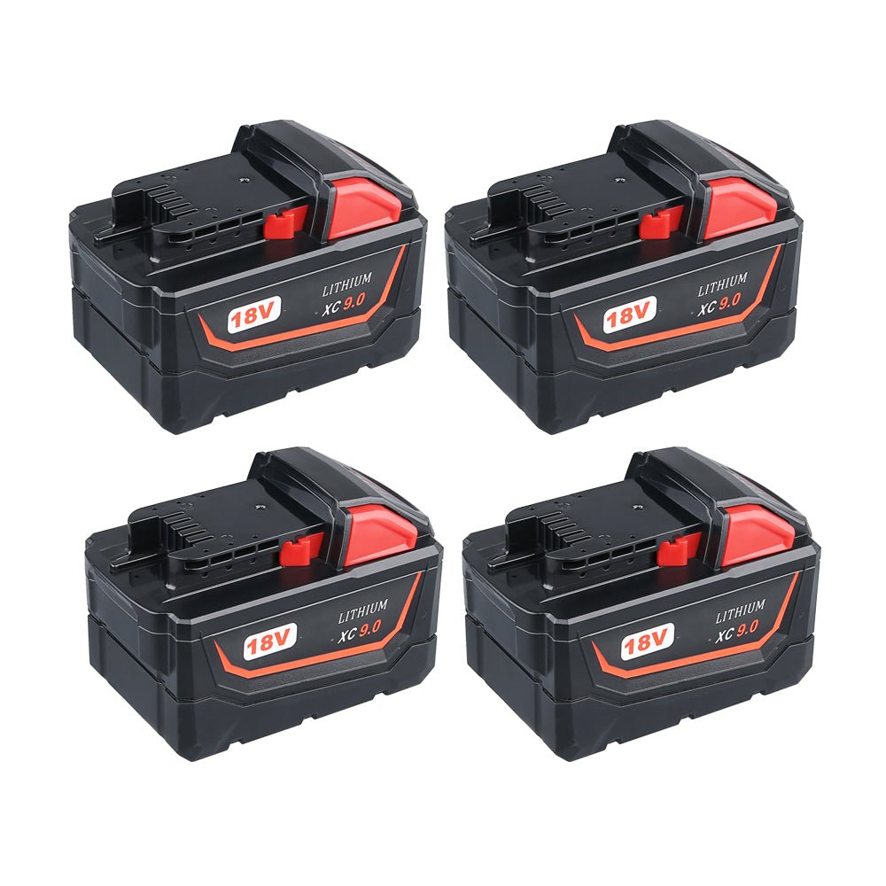 for Milwaukee 18V Battery Replacement / 7.0Ah Li-ion Battery 4 Pieces