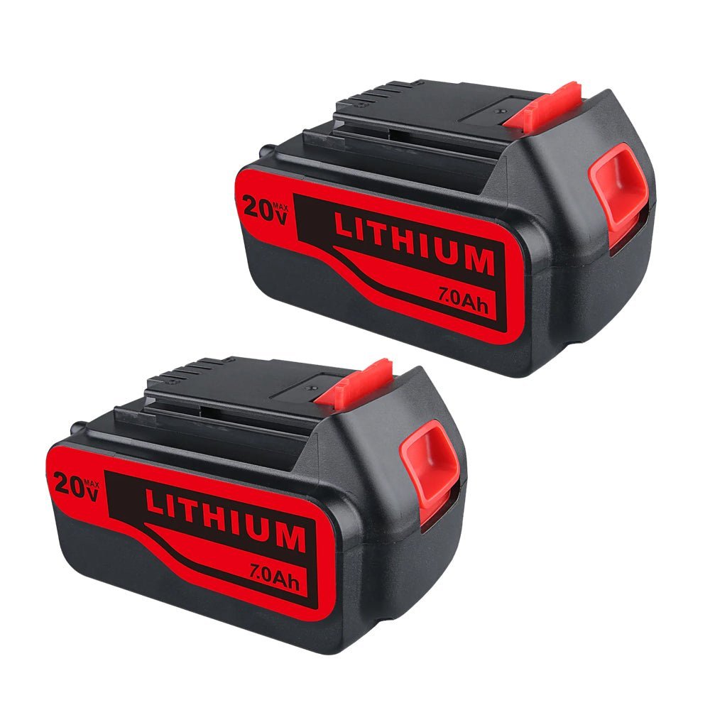 2 Pieces For Black & Decker 20V Max (18V) 7.0AH Li-ion LBXR4020 Battery ...