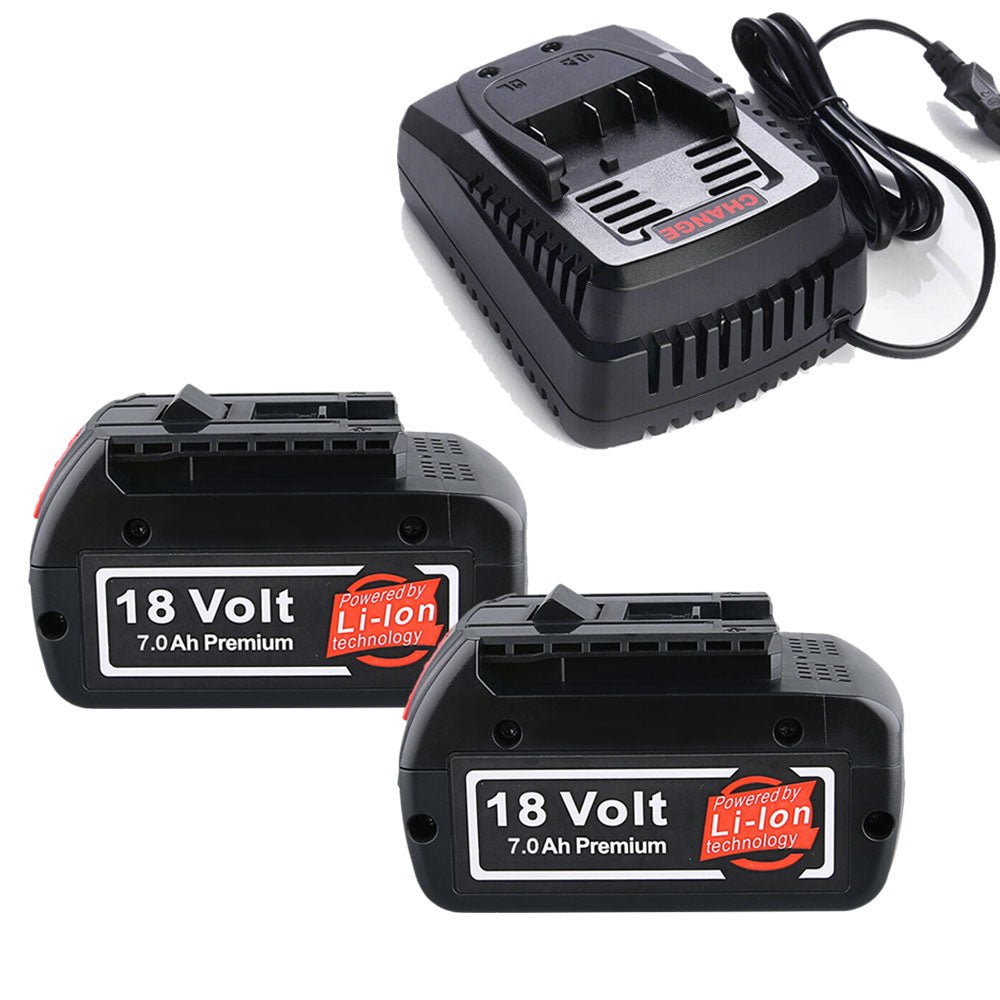2 BAT610G+AL1820CV para Bosch 18V 5.0AH Reemplazo de batería de iones de  litio con LED y para Bosch Quick Charger 14.4V-18V – Dasbatteries