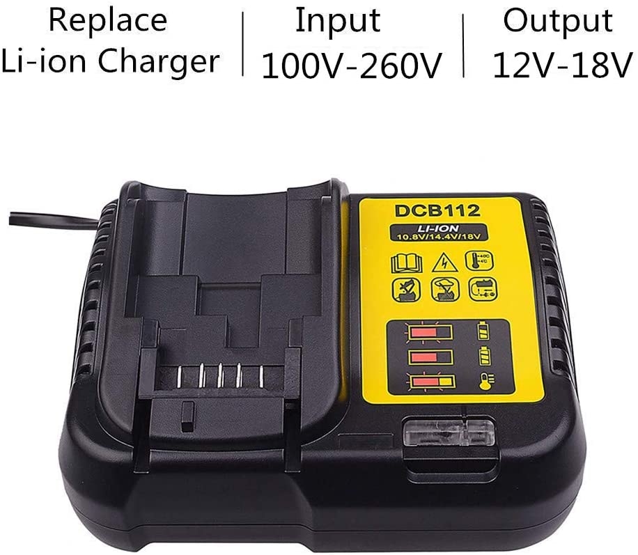 For Blackdecker Li-ion Battery Charger 10.8v 14.4v 20v Serise