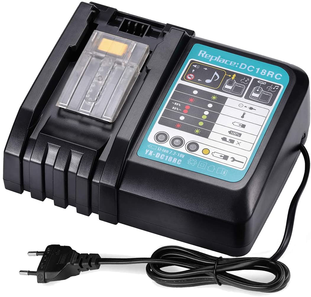 BL1850 5AH & Dual Port Laderät Starter Pack/Replacement Charter for Makita  18V battery charger DC18RD Makita 18V LXT Lithium-ion battery