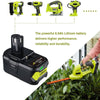 10 STÜCK 18V 6Ah Ersatzakku für Ryobi Lithium P102 P103 P105 P107 P108 P109 Ryobi ONE+ Cordless Tool - Dasbatteries