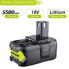 10 STÜCK für Ryobi 18V 5.5Ah Ersatzakku Lithium P102 P103 P105 P107 P108 P109 Ryobi ONE+ Cordless Tool - Dasbatteries