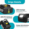 18V 8Ah BL1860B Ersatzakku mit LED/Kompatibel mit Makita 18V BL1830B BL1860B BL1820 LXT - 400 - Dasbatteries