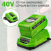 2 Pack For GreenWorks 40V 7.0Ah Battery Replacement | Lithium Battery 29472 29462 Battery For GreenWorks 40V G-MAX Power Tools - Triple-Batteries