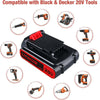 20V MAX/18V für Black and Decker LBXR20 3.0Ah Li - ion Akku Ersatz - Dasbatteries