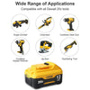 3 Stück Ersatzakku für Dewalt 20V 12Ah Akku DCB206 DCB207 DCB200 DCB180 Li - Ionen - Akku Kompatibel mit Dewalt 20V DCD/DCF/DCG Serie Werkzeuge - Dasbatteries