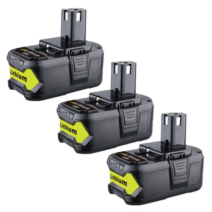 3 STÜCK für Ryobi 18V 5.5Ah Ersatzakku Lithium P102 P103 P105 P107 P108 P109 Ryobi ONE+ Cordless Tool - Dasbatteries