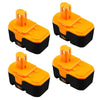 4 piezas 18V 4AH Batería de reemplazo para Ryobi Lithium P102 P103 P107 P108 P109 Ryobi One+ Inaldo Herramienta