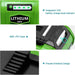 For GreenWorks 40V 8.0Ah Battery Replacement | Lithium Battery 29472 29462 Battery For GreenWorks 40V G-MAX Power Tools - Triple-Batteries