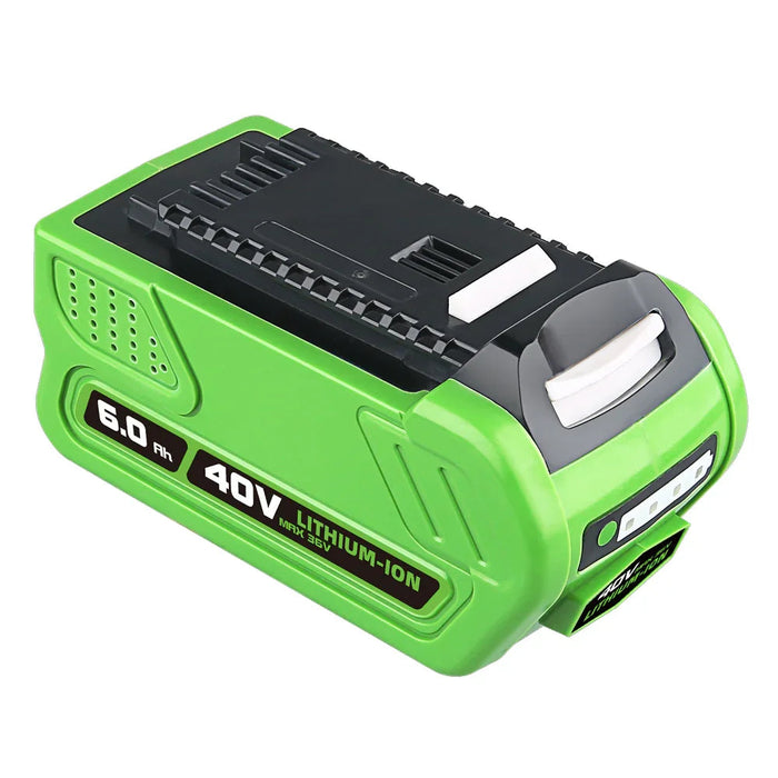 For GreenWorks 40V 6.0Ah Battery Replacement | Lithium Battery 29472 29462 Battery For GreenWorks 40V G-MAX Power Tools - Triple-Batteries