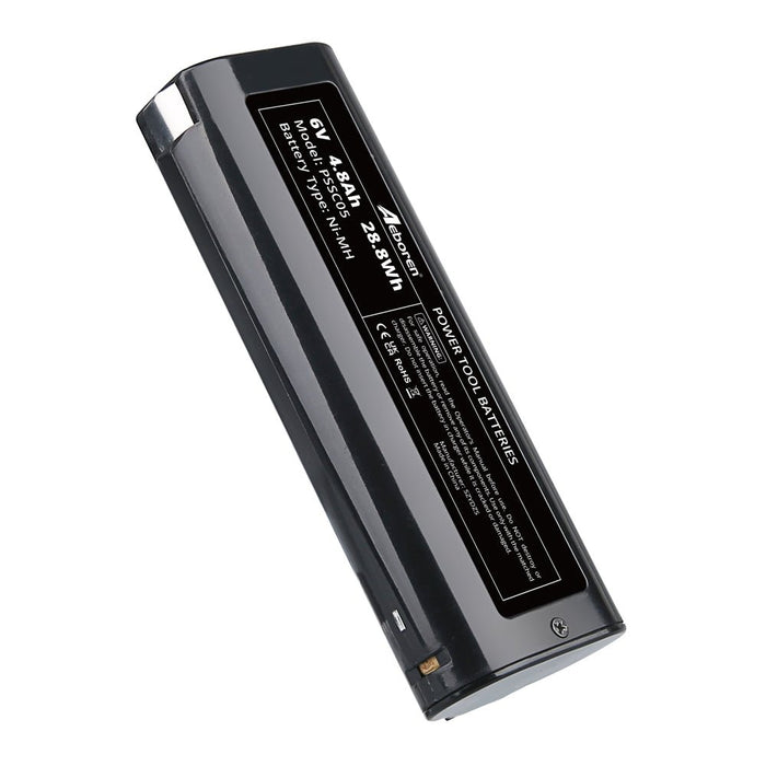 6V 4.8Ah für Paslode 404717 Ni - CD Ersatzakku Black / IM350 BCPAS - 404717HC B20544E 900420 - Dasbatteries