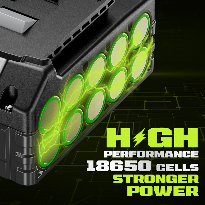 VANON PRO Für Bosch 18V BAT610G Akku 5Ah Ersatz