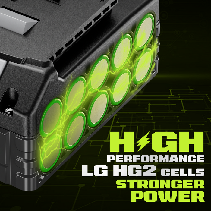 VANON PRO Für Bosch 18V BAT610G Akku 6Ah Ersatz