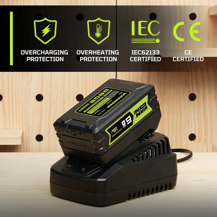 VANON PRO Für Bosch 18V BAT610G Akku 6Ah Ersatz