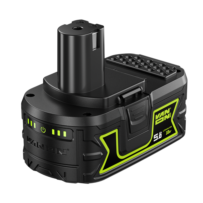 For Ryobi 18V P108 Battery 5Ah Replacement - VANON PRO