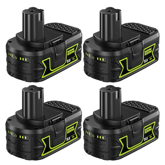 For Ryobi 18V P108 Battery 5Ah Replacement - VANON PRO