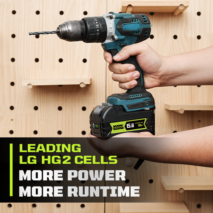 VANON PRO Für Makita 18V BL1860B Akku 6Ah Ersatz