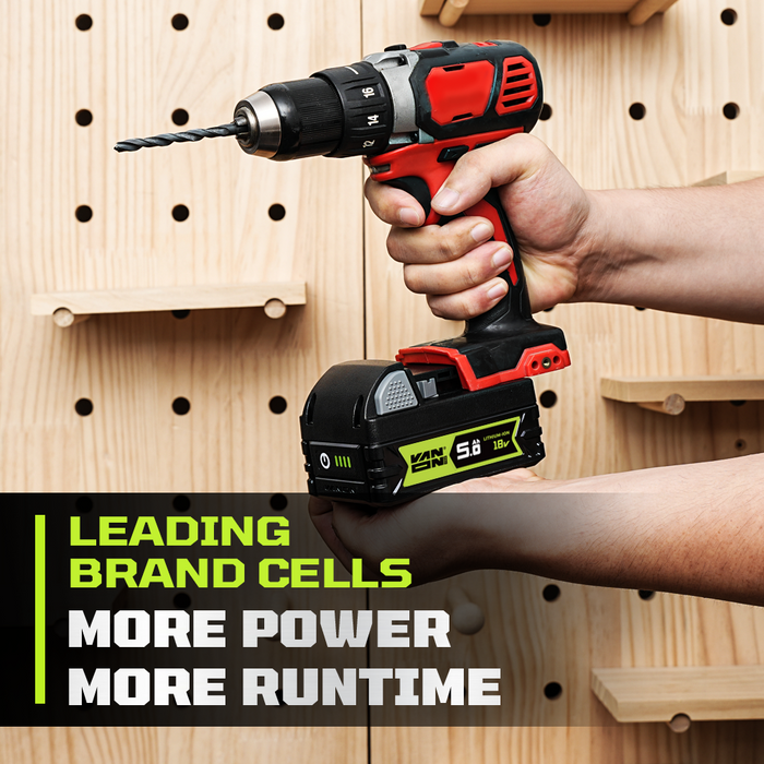 Für Milwaukee 18V M18 Akku 5Ah Ersatz-VANON PRO