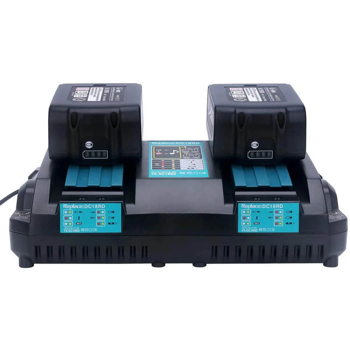Abverkauf | 18V Ersatz ladegerät für Makita Batterieladegerät DC18RD Makita 18V LXT Lithium - Ionen - Akku - Dasbatteries