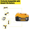 Abverkauf | Ersatzakku für Dewalt 20V 12Ah Akku DCB206 DCB207 DCB200 DCB180 Li - Ionen - Akku Kompatibel mit Dewalt 20V DCD/DCF/DCG Serie Werkzeuge - Dasbatteries