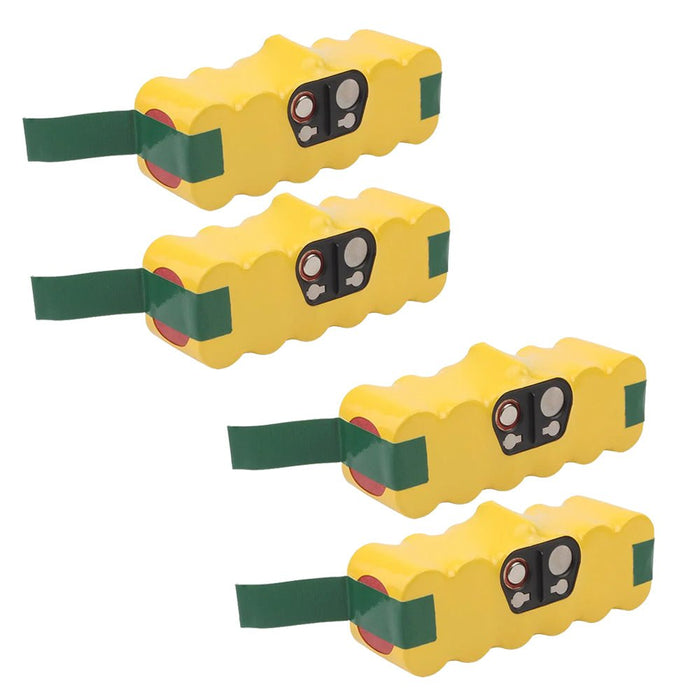 Abverkauf | Für iRobot Roomba 14.4V 5.2Ah NI - MH AKKU ERSATZ 4 STÜCK - Dasbatteries