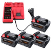 Abverkauf | Für Milwaukee 18V 8.0Ah Li - ion Akku Ersate X4 UND Für Milwaukee Batterieladegerät 12V - 18V - Dasbatteries