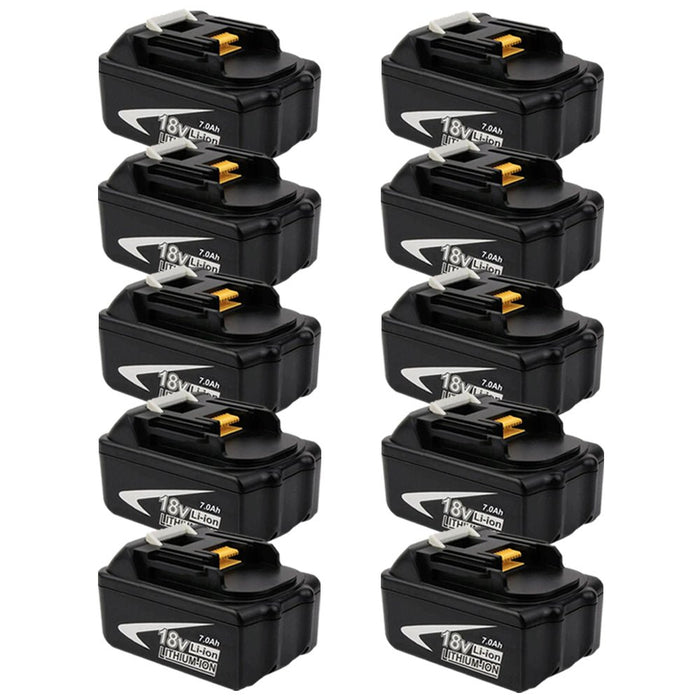 7,0Ah Ersatzakku Für Makita 18V – Kompatibel Mit BL1860B, BL1850B, BL1840, LXT400 – 7000mAh