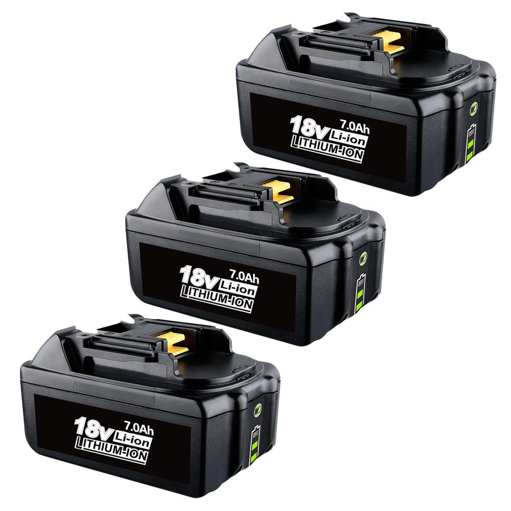 18V 7AH BL1860B replacement battery for Makita with LED pieces/compatible  with Makita 18V BL1830B BL1860B BL1820 LXT-400