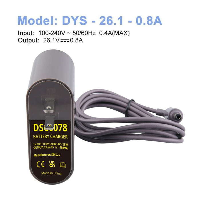 für Dyson Ladegerät V6 V7 V8 / Kabel Free - Handheld Stick Vacuum Power Supply Cord Charger - Dasbatteries