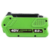 Für GreenWorks 40V 8.0Ah Lithium Akku Ersatz | 29472 29462 Batterie für 40V G - MAX Elektrowerkzeuge (Nicht für Gen 1) - Dasbatteries