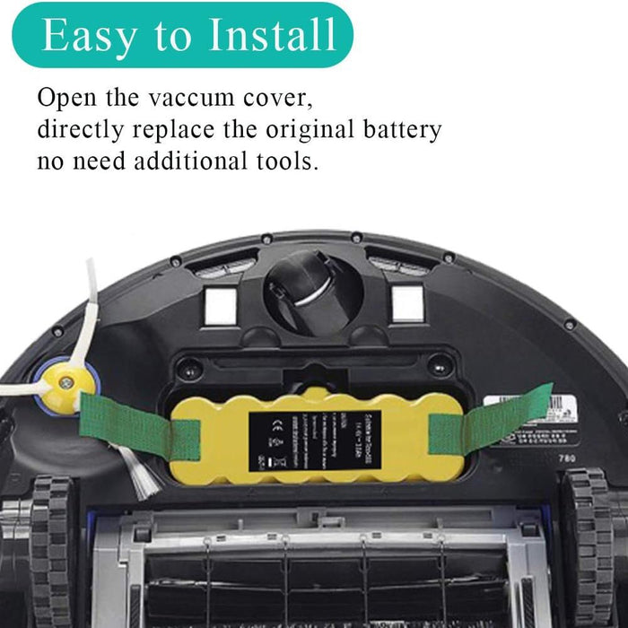 Für iRobot Roomba 14.4V 6.8Ah NI - MH AKKU ERSATZ 3 STÜCK - Dasbatteries