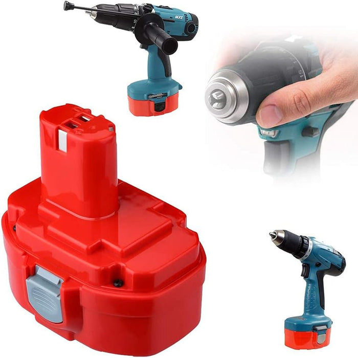 für Makita 18V 4.8Ah Ni - MH Ersatzakku 2 STÜCK/für Makita PA18 1833 1822 1823 1834 1835 - Dasbatteries