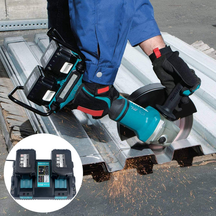 für Makita BL1890B 9Ah & Dual Port Ladegerät Starter Pack/Ersatz ladegerät 18V Batterieladegerät DC18RD Makita 18V LXT Lithium - Ionen - Akku - Dasbatteries