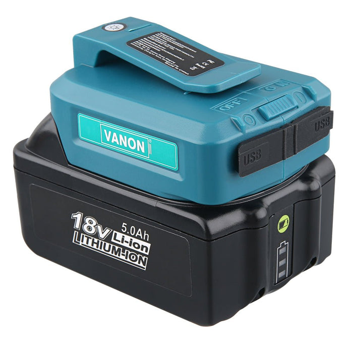 Neuer USB - Ladeadapterkonverter für MAKITA ADP05 14 - 18V Li - Ionen - Akku GAR - Dasbatteries