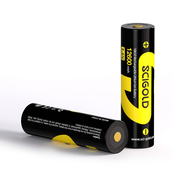 Scigold 18650 3500mAh 2Pcs