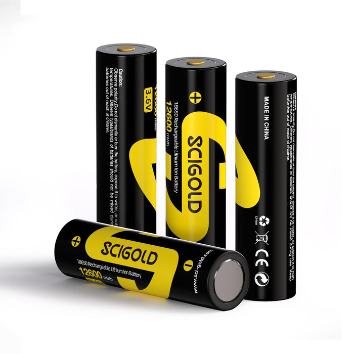 Scigold 18650 3500mAh 4Pcs