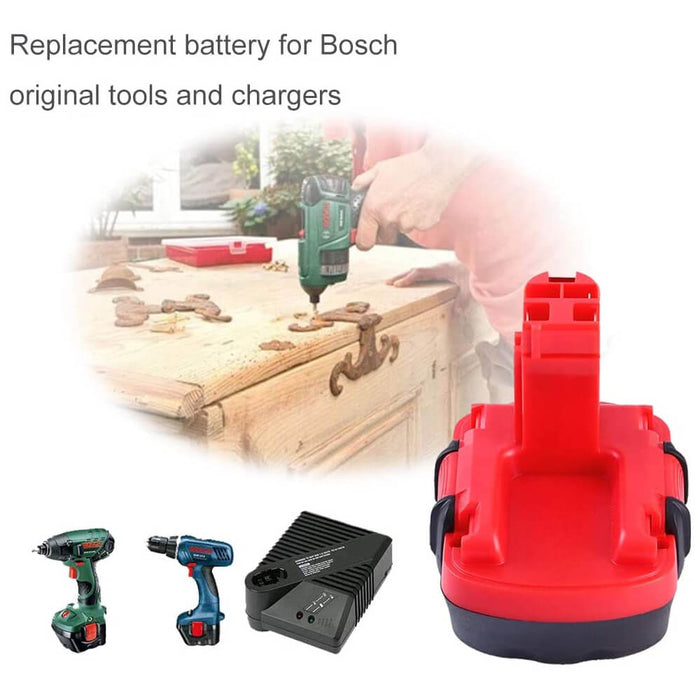 12V 4.6Ah Für BAT043 BOSCH NI-MH Akku Ersatz 2 STÜCK - Dasbatteries