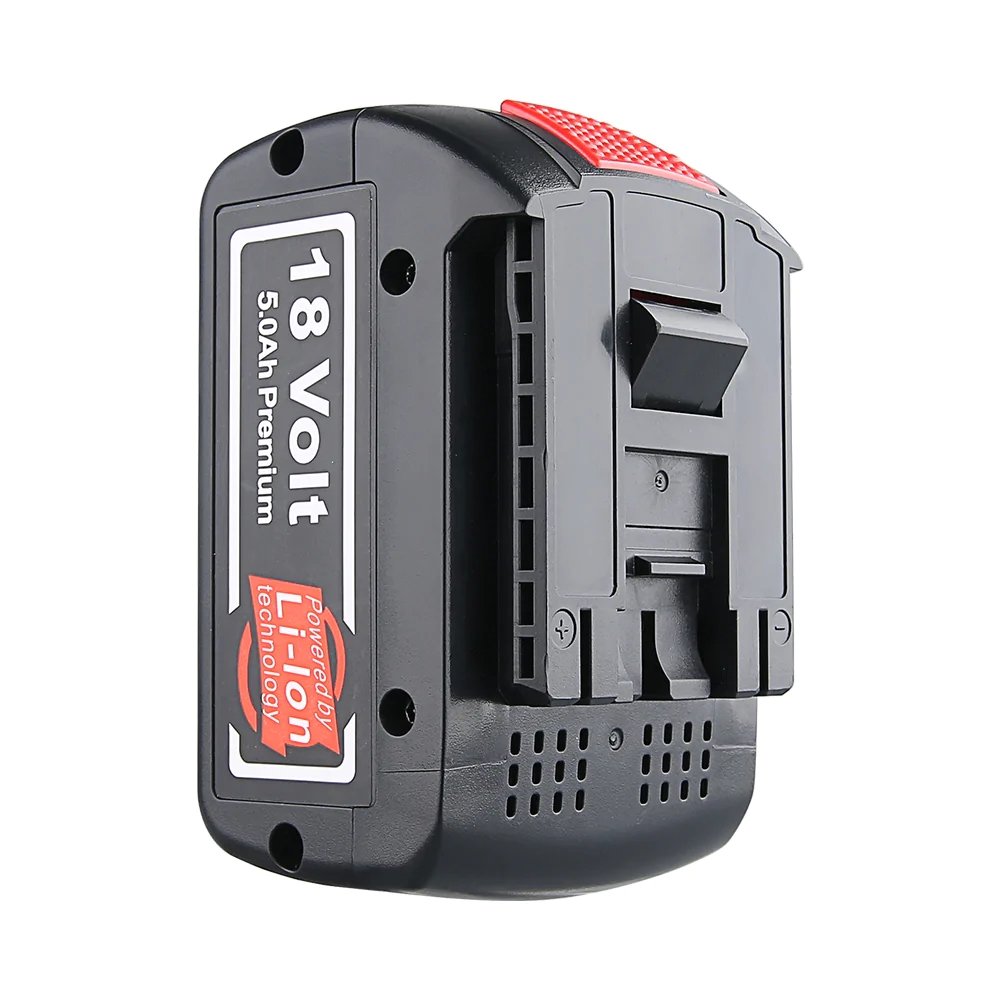18V 5.0Ah 10 Stück Für Bosch BAT610G Li-ion Akku Ersatz mit LED /Kompatibel mit BAT609 BAT610G BAT618G BAT620 BAT621 - Dasbatteries