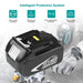 18V 7Ah BL1860 & Dual Port Ladegerät Starter Pack/Ersatz ladegerät für Makita Batterieladegerät DC18RD Makita 18V LXT Lithium-Ionen-Akku - Dasbatteries