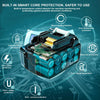 18V 7Ah BL1860B & Dual Port Ladegerät Starter Pack/Ersatz ladegerät für Makita Batterieladegerät DC18RD Makita 18V LXT Lithium-Ionen-Akku - Dasbatteries