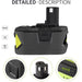 18V 9Ah Ersatzakku für Ryobi Lithium P102 P103 P105 P107 P108 P109 Ryobi ONE+ Cordless Tool - Dasbatteries