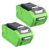 2 STÜCK Für GreenWorks 40V 7.0Ah Lithium Akku Ersatz | 29472 29462 Batterie für 40V G-MAX Elektrowerkzeuge (Nicht für Gen 1) - Dasbatteries