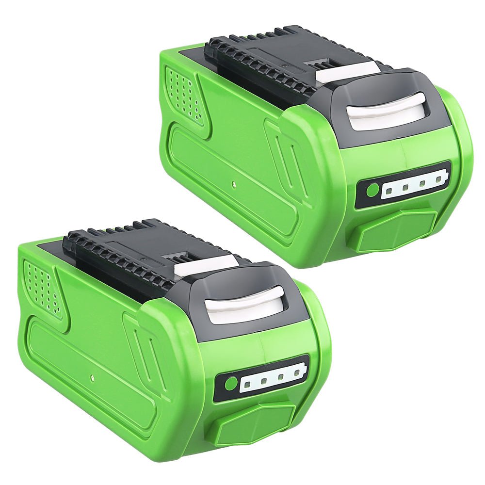 2 pezzi per GreenWorks 40V 5.0Ah Sostituzione della batteria al litio   29472 29462 batteria per utensili elettrici G-MAX 40V (non per Gen 1) –  Dasbatteries