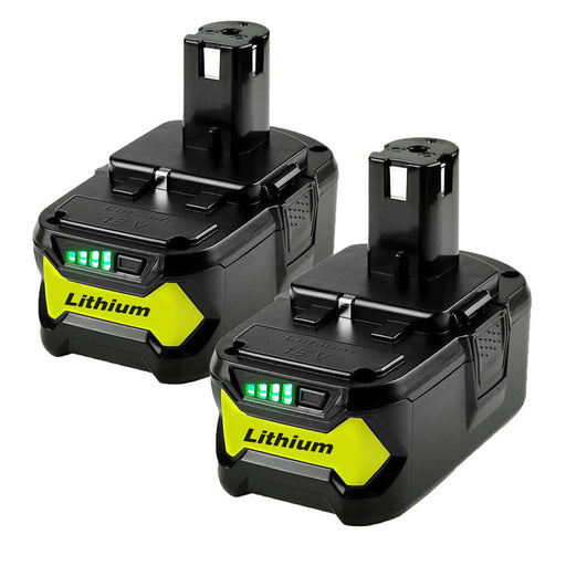 2 STÜCK für Ryobi 18V 5Ah Ersatzakku Lithium P102 P103 P105 P107 P108 P109 Ryobi ONE+ Cordless Tool - Dasbatteries