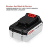 20V Max (18V) 5,0Ah für Black&Decker Li-Ion LBXR4020 Akku Ersatzakku 2 STÜCK - Dasbatteries