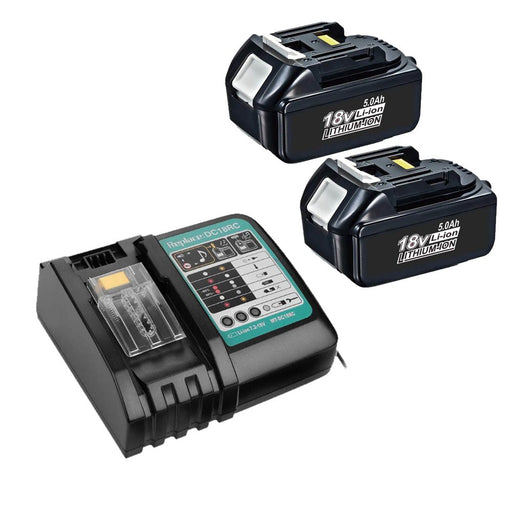 2BL1850 für Makita + DC18RC 3.0Ah Ladegerät 14.4V-18V Li-ion akku Ladegeräte - Dasbatteries