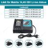 2BL1860+ DC18RC 3.0Ah Ladegerät für Makita 14.4V-18V Li-ion akku Ladegeräte - Dasbatteries