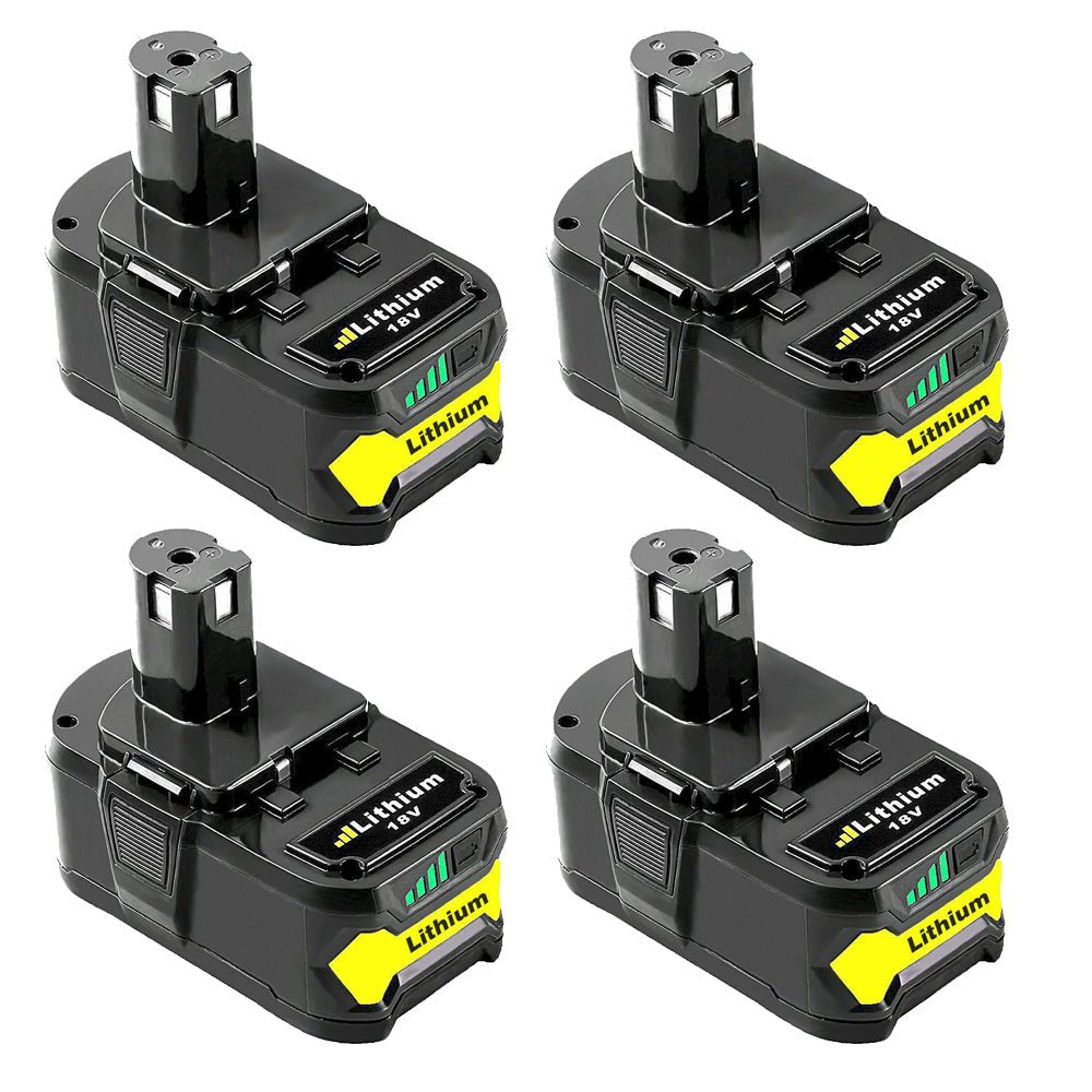 4 pièces 18V 7AH Batterie de remplacement pour Ryobi Lithium P102 P103 P107  P108 P109 Ryobi One + Cordless Tool – Dasbatteries